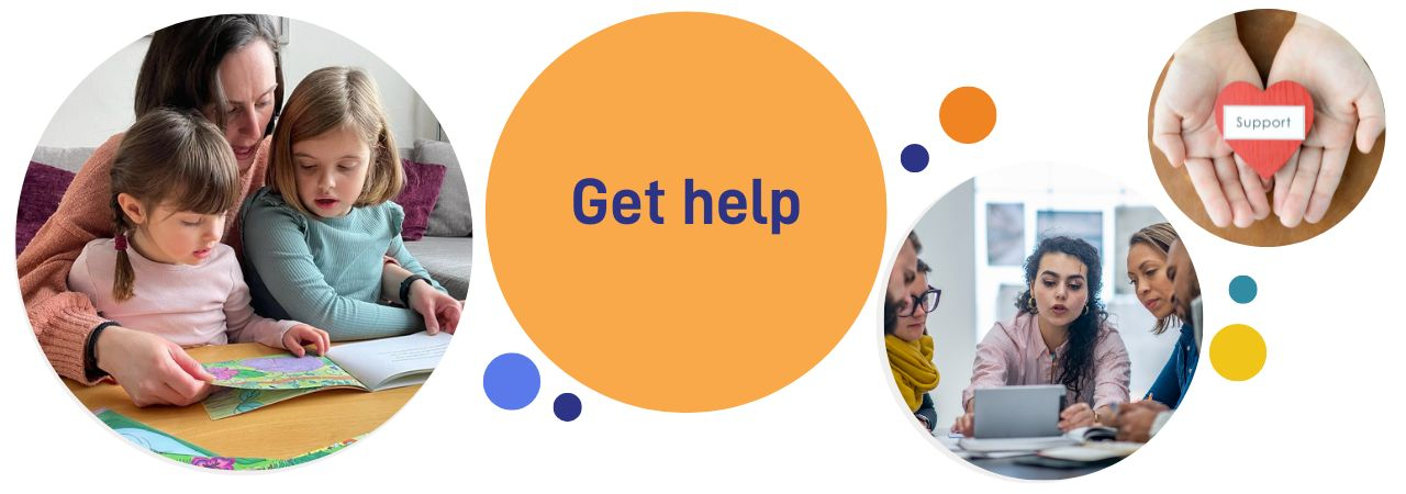 A women reading our casper the chameleon book to two children