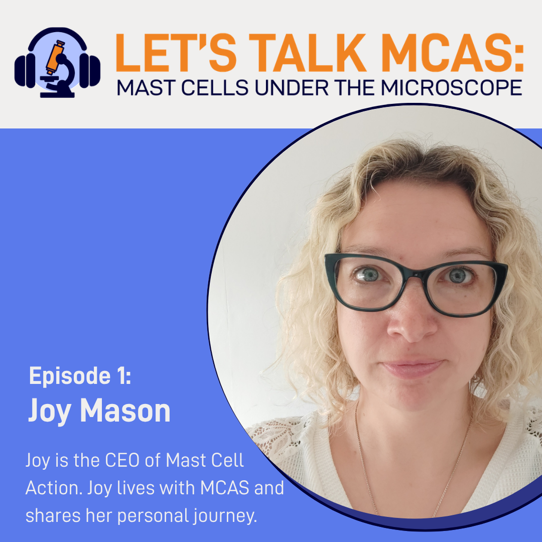 A picture of Joy Mason, CEO of Mast Cell Action